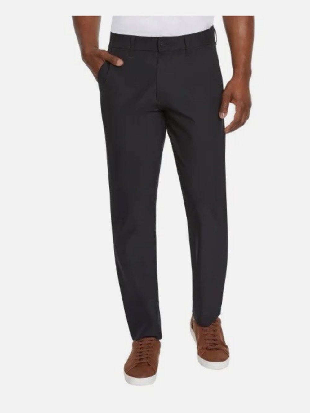 Marc New York Commuter Pants 40x29 New Black Tech Pants with Zipper Pockets